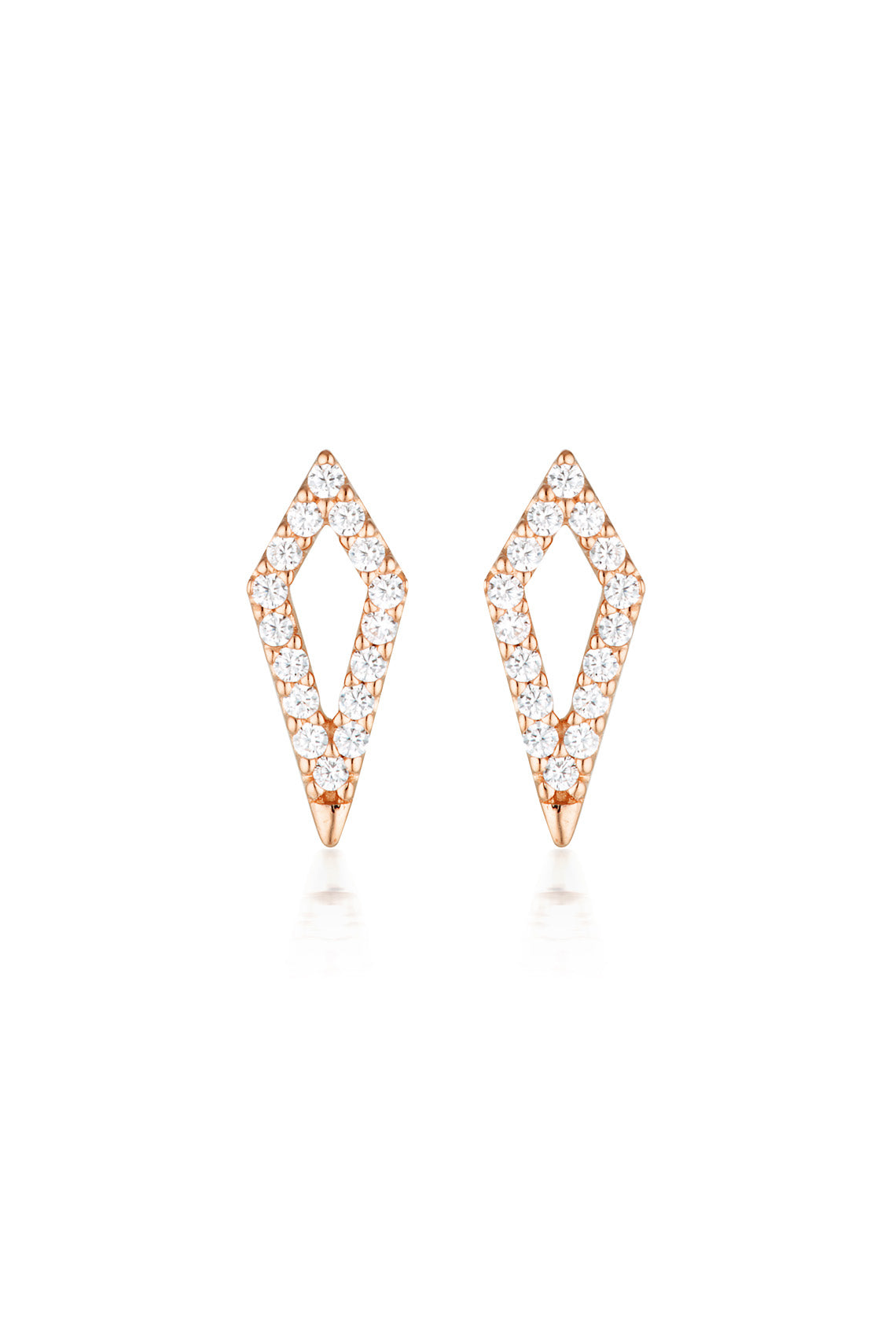 ROCK STAR KITE ROSE GOLD EARRINGS