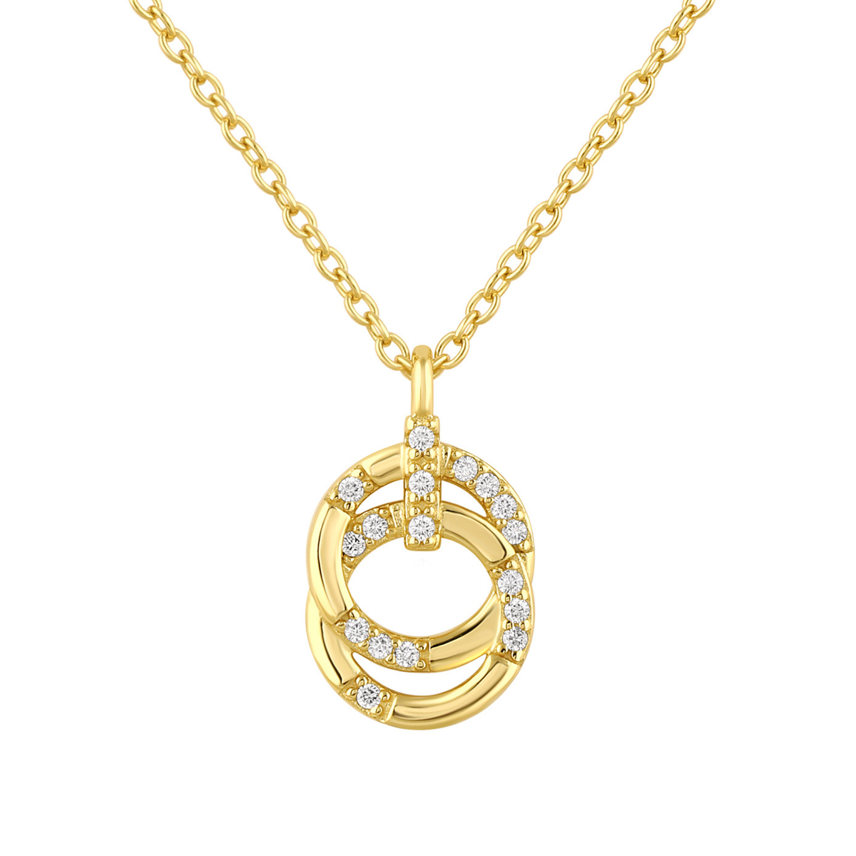 GEORGINI ALCHEMY COUTURE LINK PENDANT GOLD