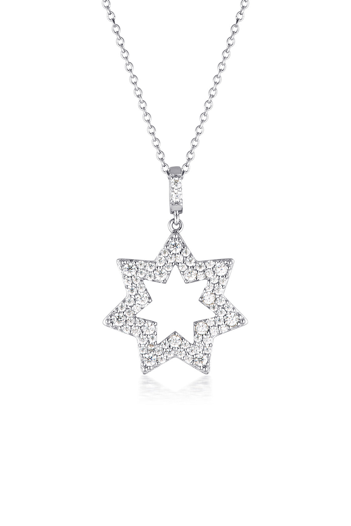 STAR NECKLACE SILVER