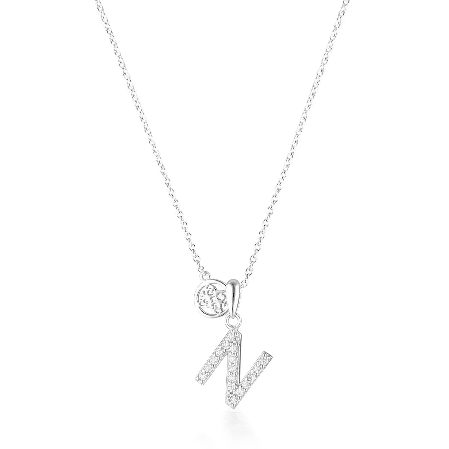 Georgini Luxury Letters N Initial Pendant Silver