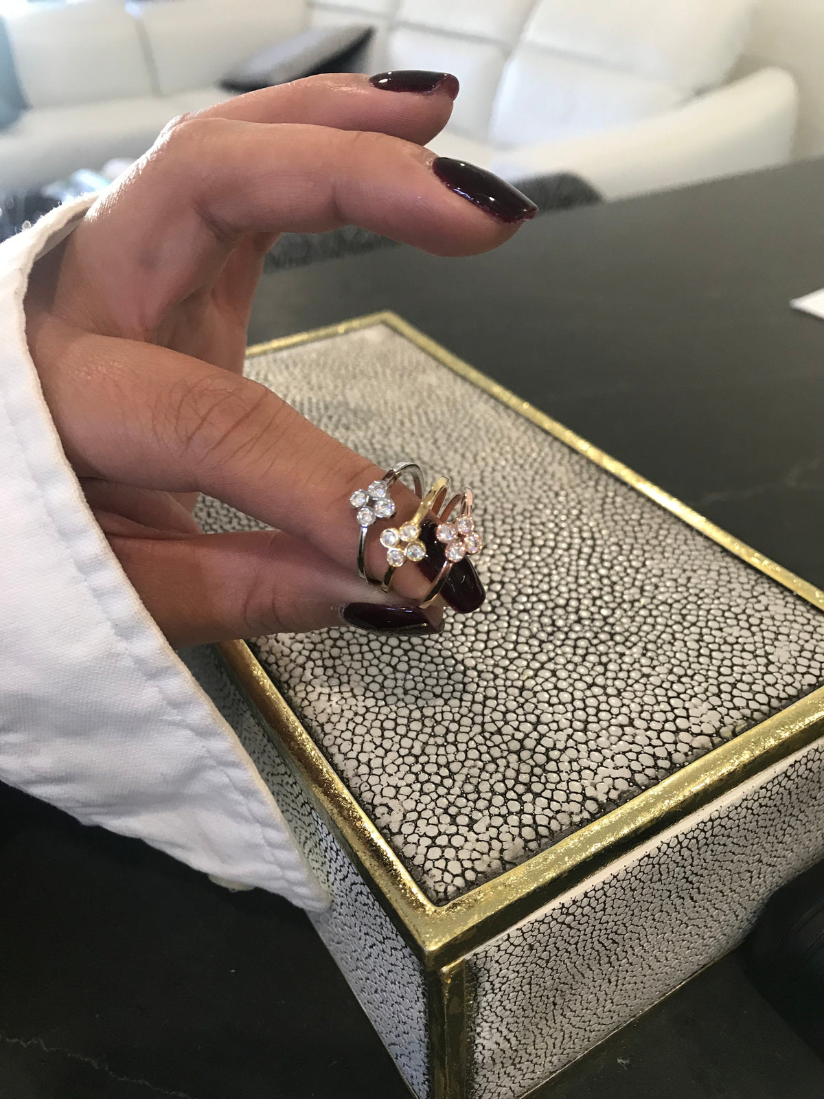 STELLAR LIGHTS SILVER TWINKLE RING