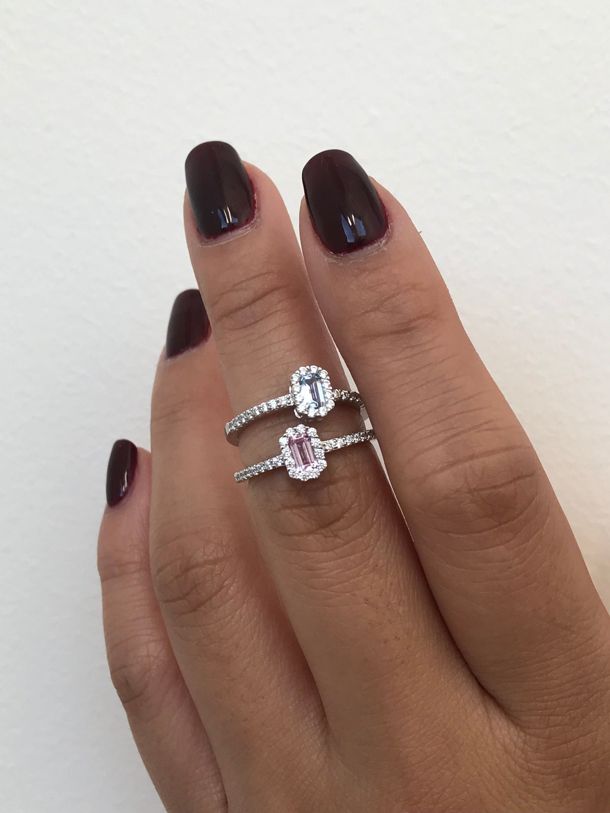 PARIS SAPPHIRE RING PINK SILVER