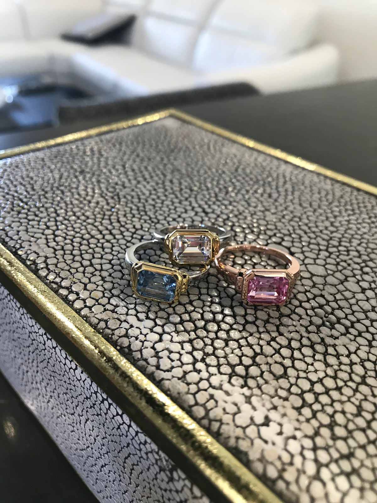 EMILIO SILVER & GOLD ZION RING