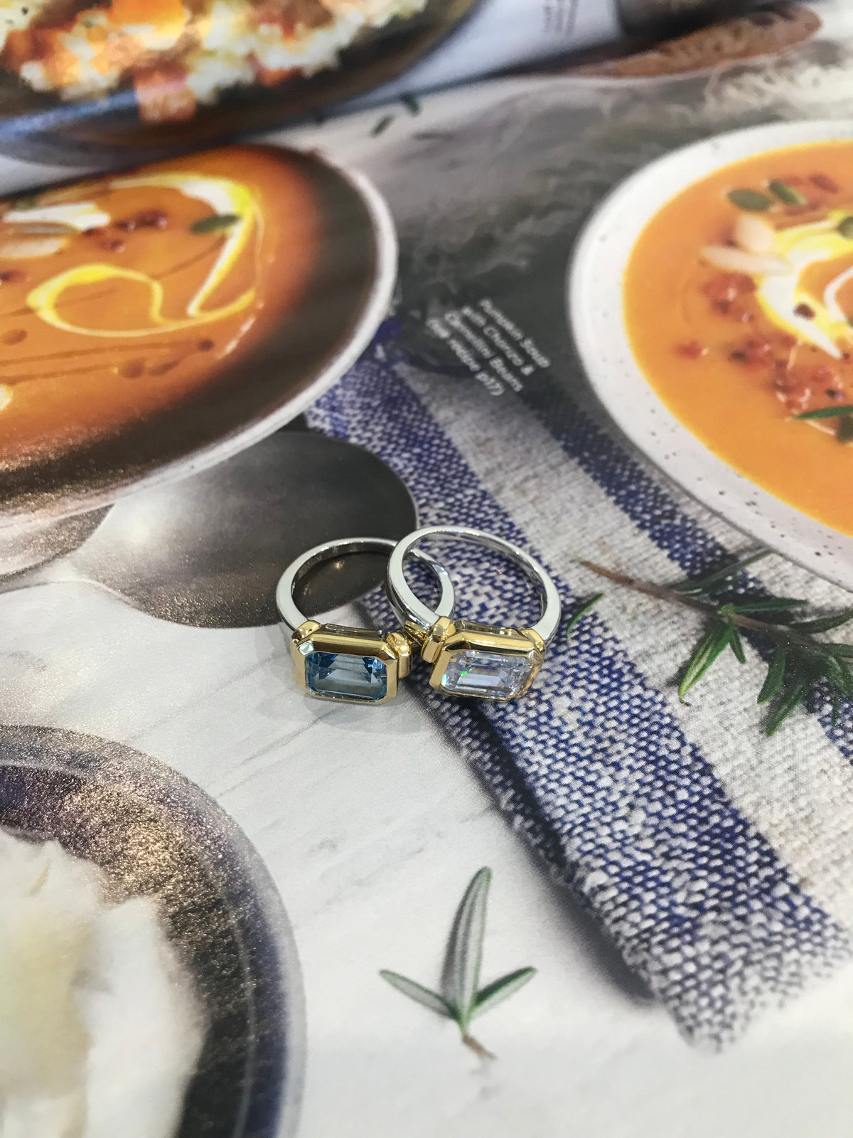 EMILIO SILVER & GOLD ZION RING
