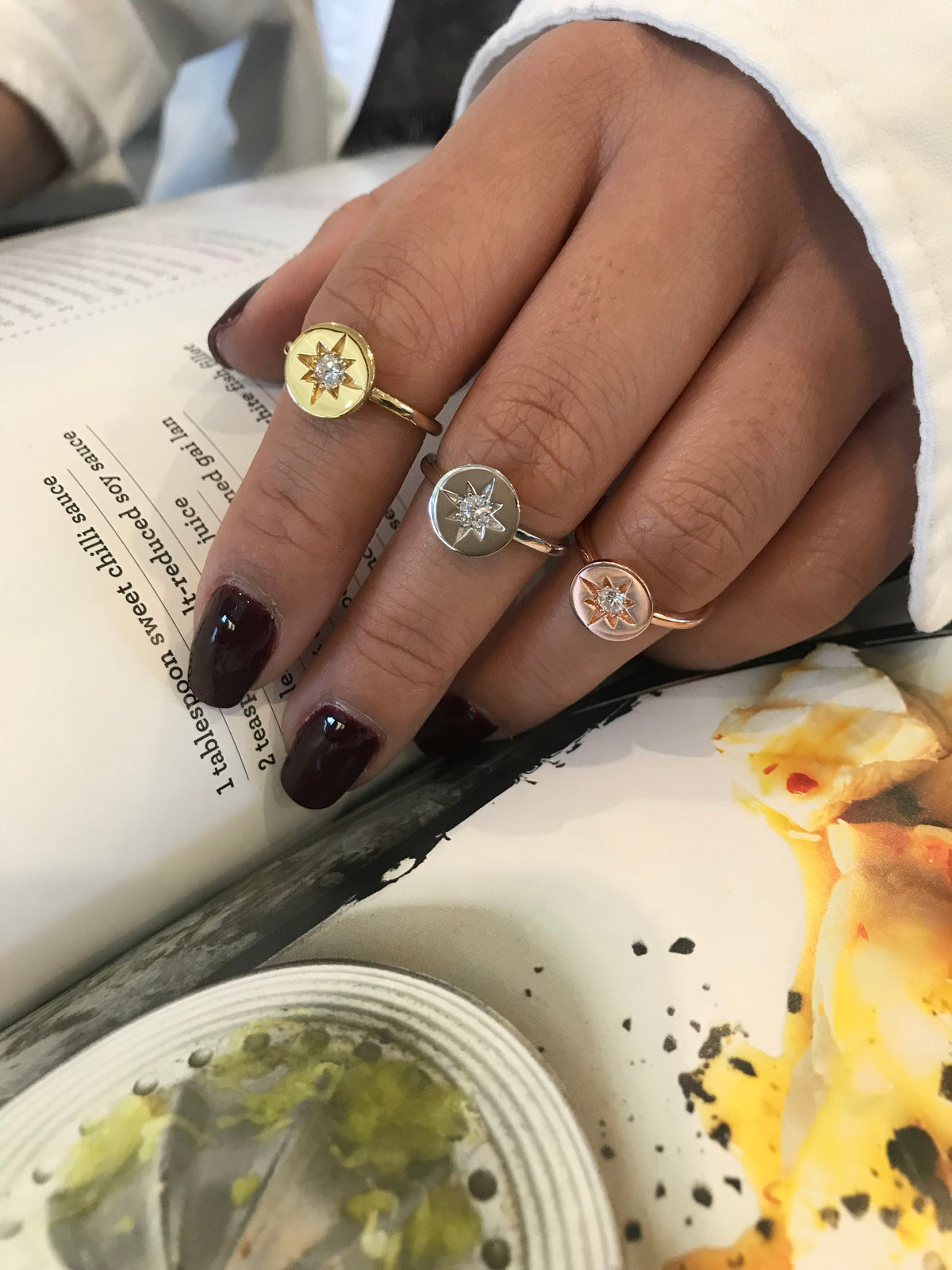 STELLAR LIGHTS SILVER RING