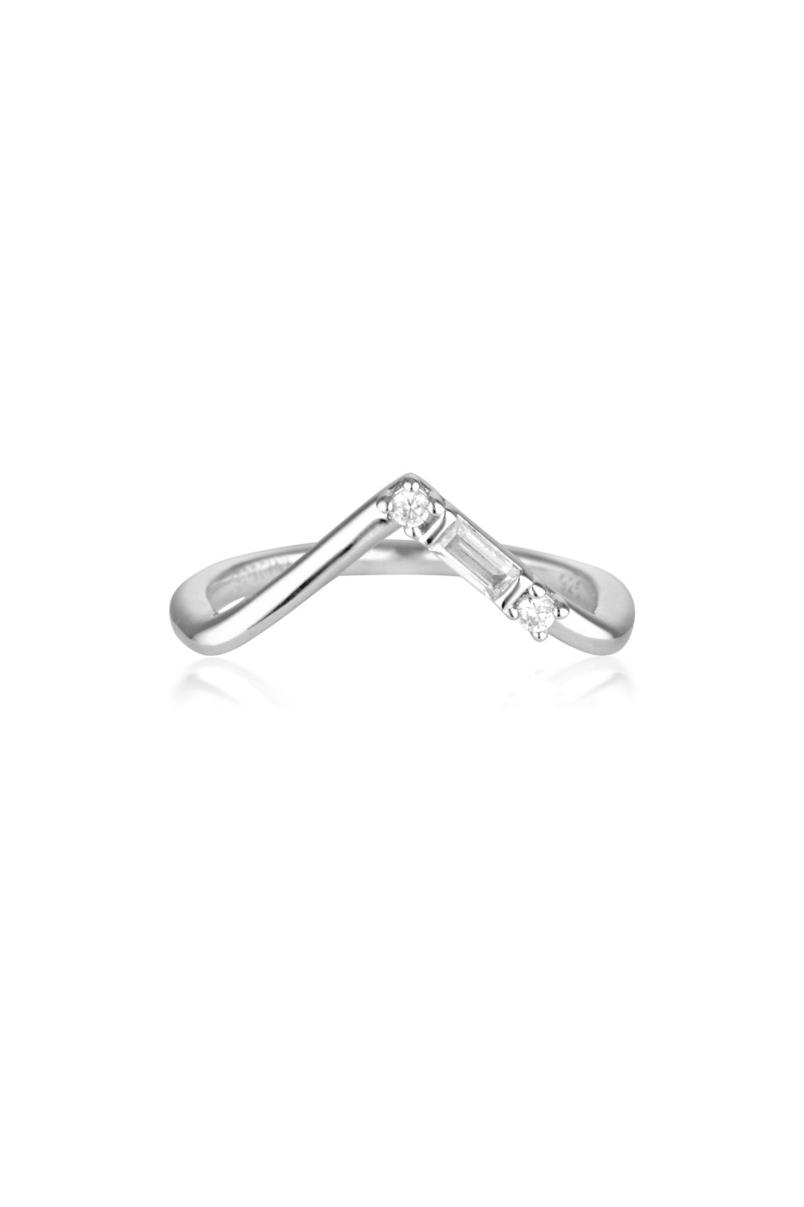 GEORGINI THE LAYERED EDIT TIGA RING SILVER