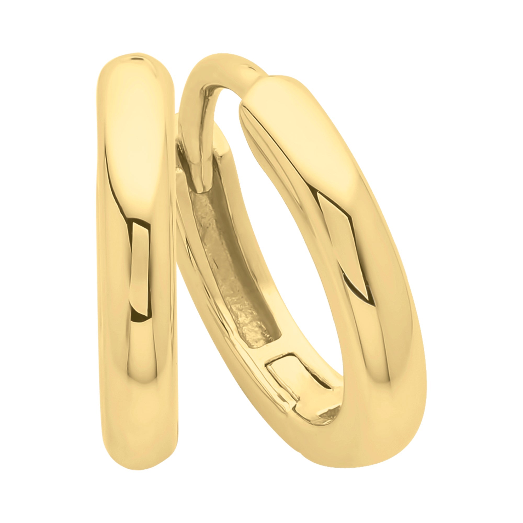 Gold-Plated Sterling Silver Huggies