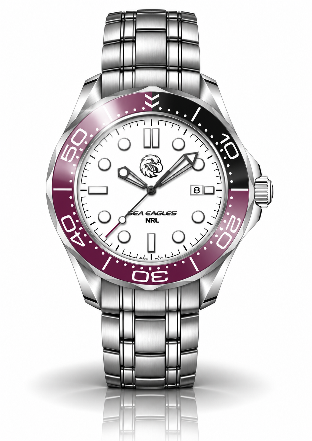 Manly Warringah Sea Eagles MatchTimer Away Series — Official NRL Licensed Watch