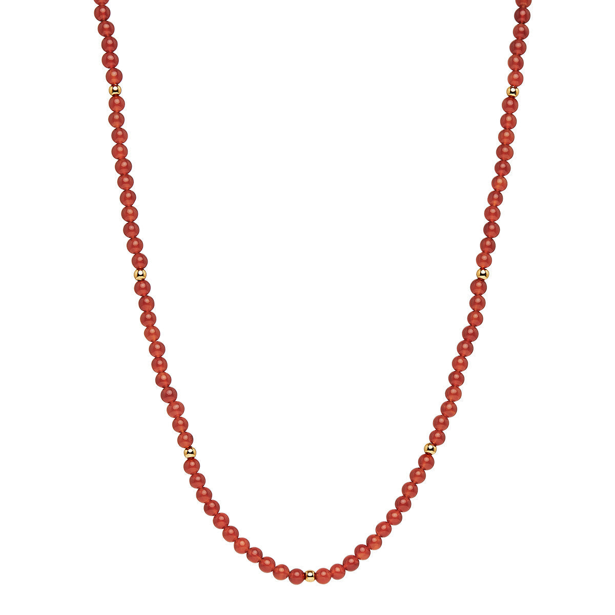 NAJO Geranio Red Onyx Necklace (42cm+ext)
