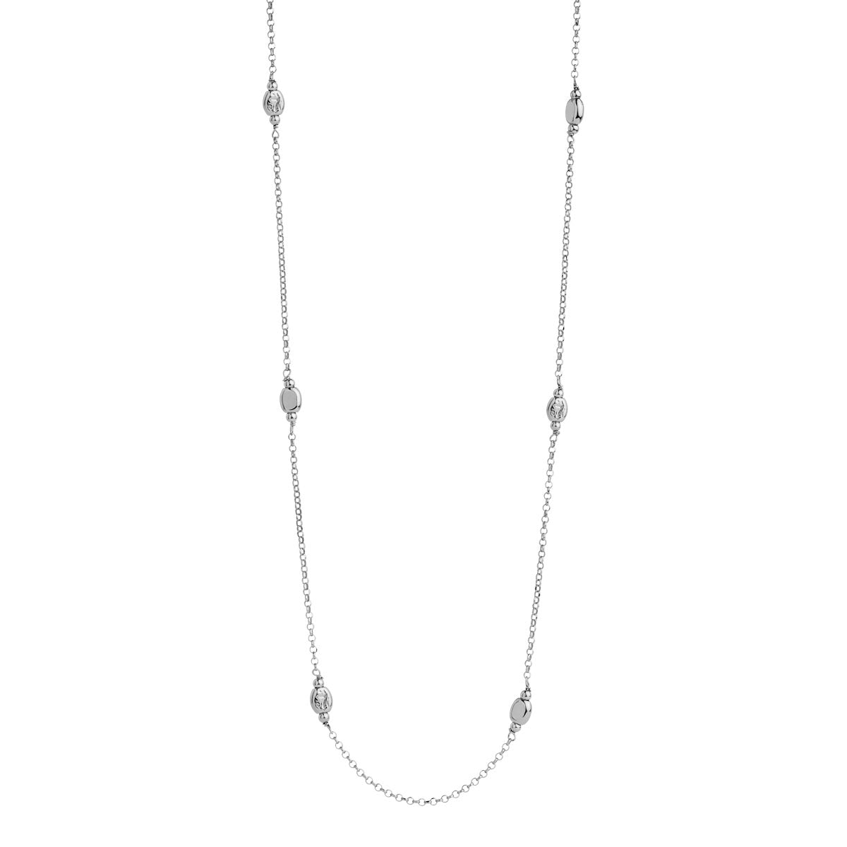 NAJO Volare Silver Necklace (80cm)