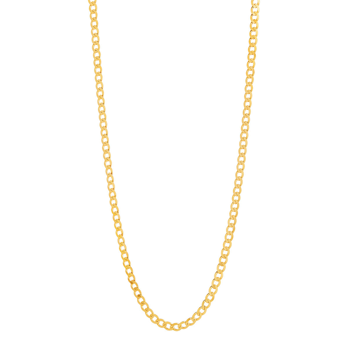 NAJO Marchioness Yellow Gold Chain Necklace (45cm+ext)