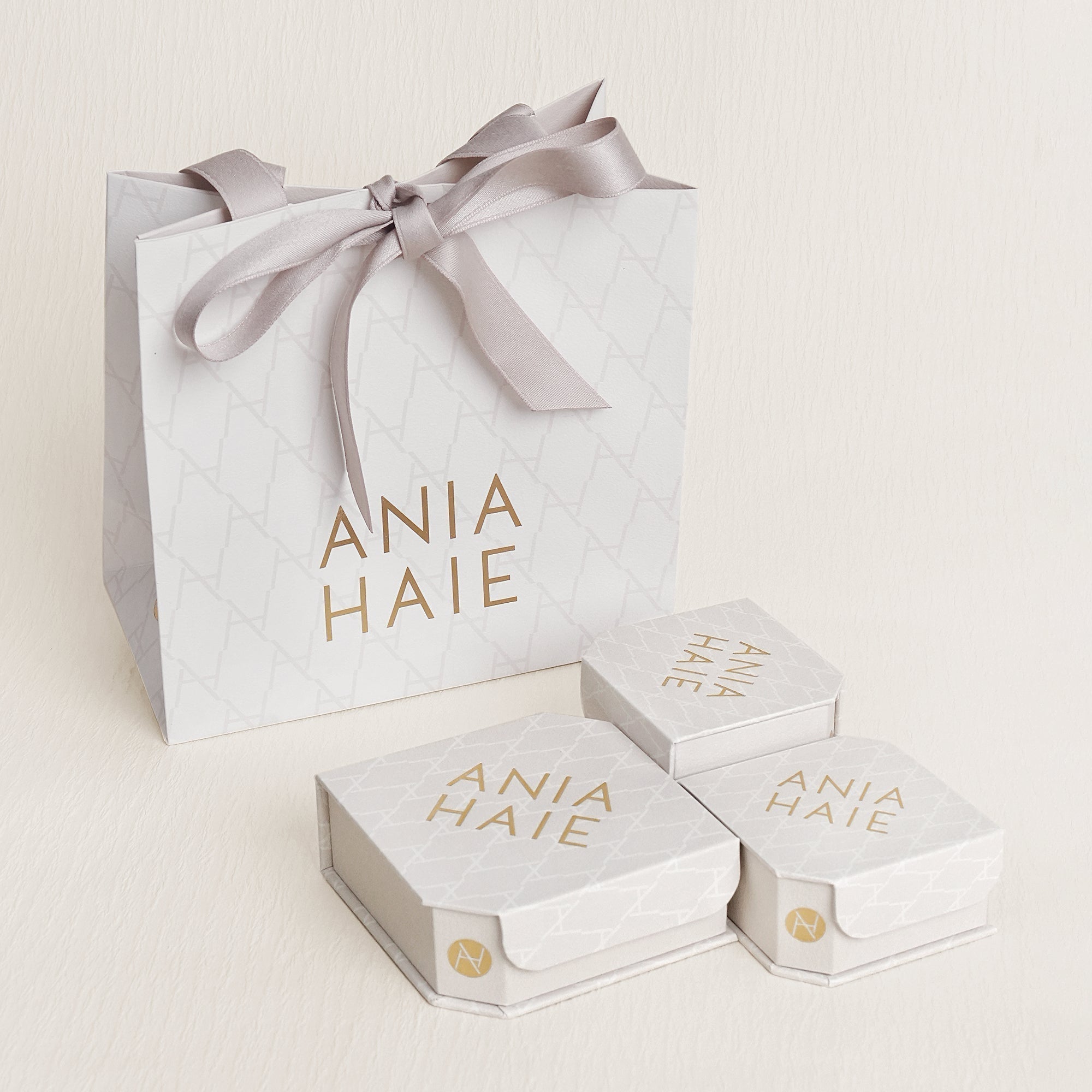 Ania Haie Silver Four-Petal Stud Earrings