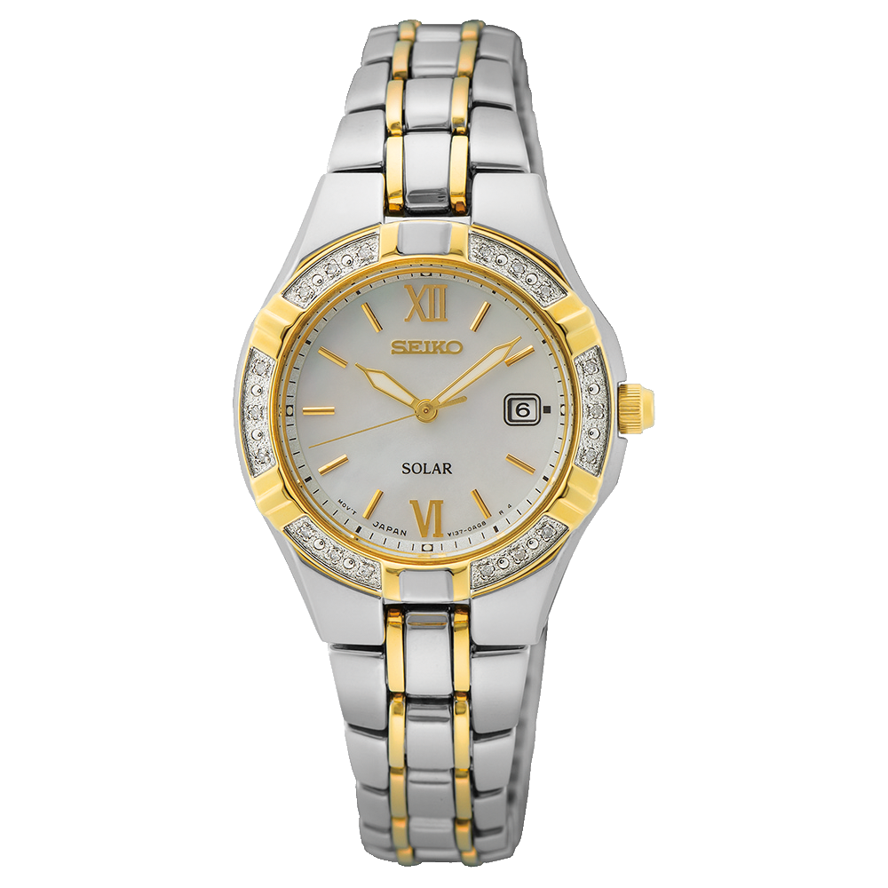 Seiko diamond dress watch