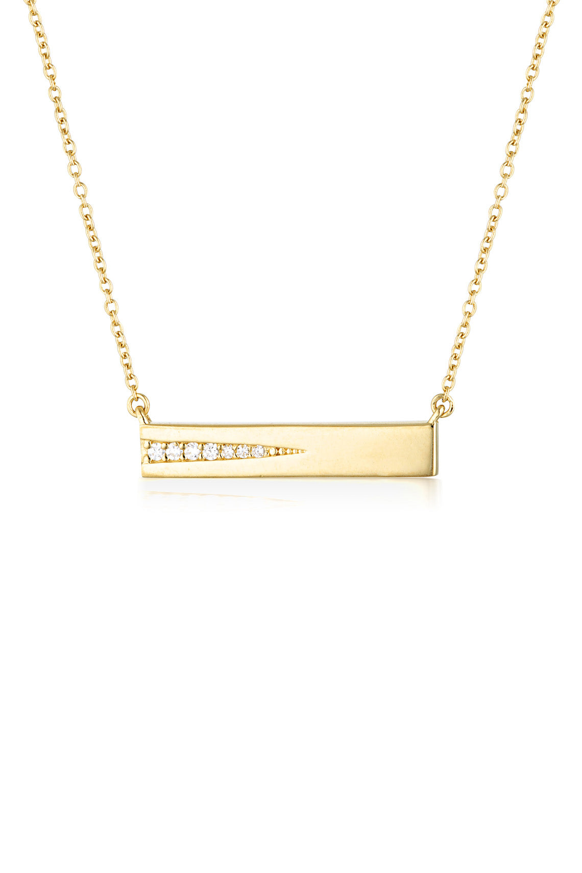 GEORGINI THE LAYERED EDIT GILDED PENDANT GOLD