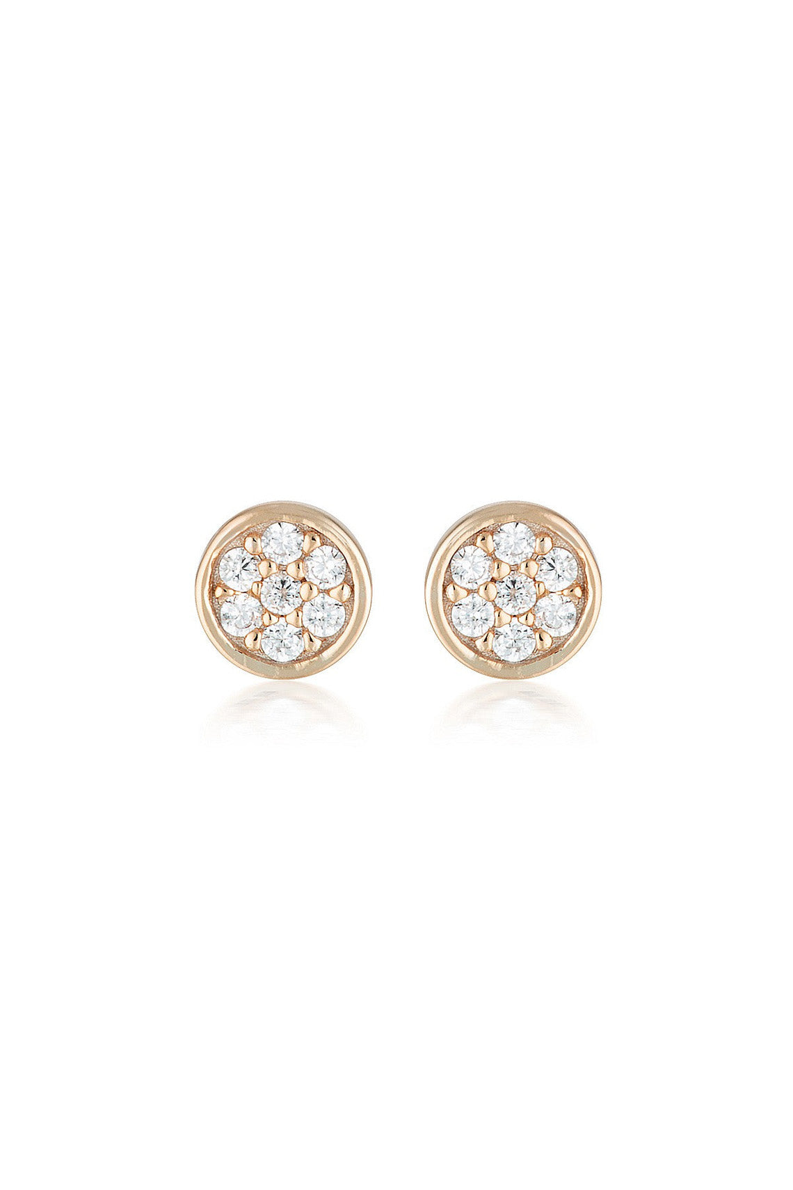 DOTTI STUD EARRING ROSE GOLD
