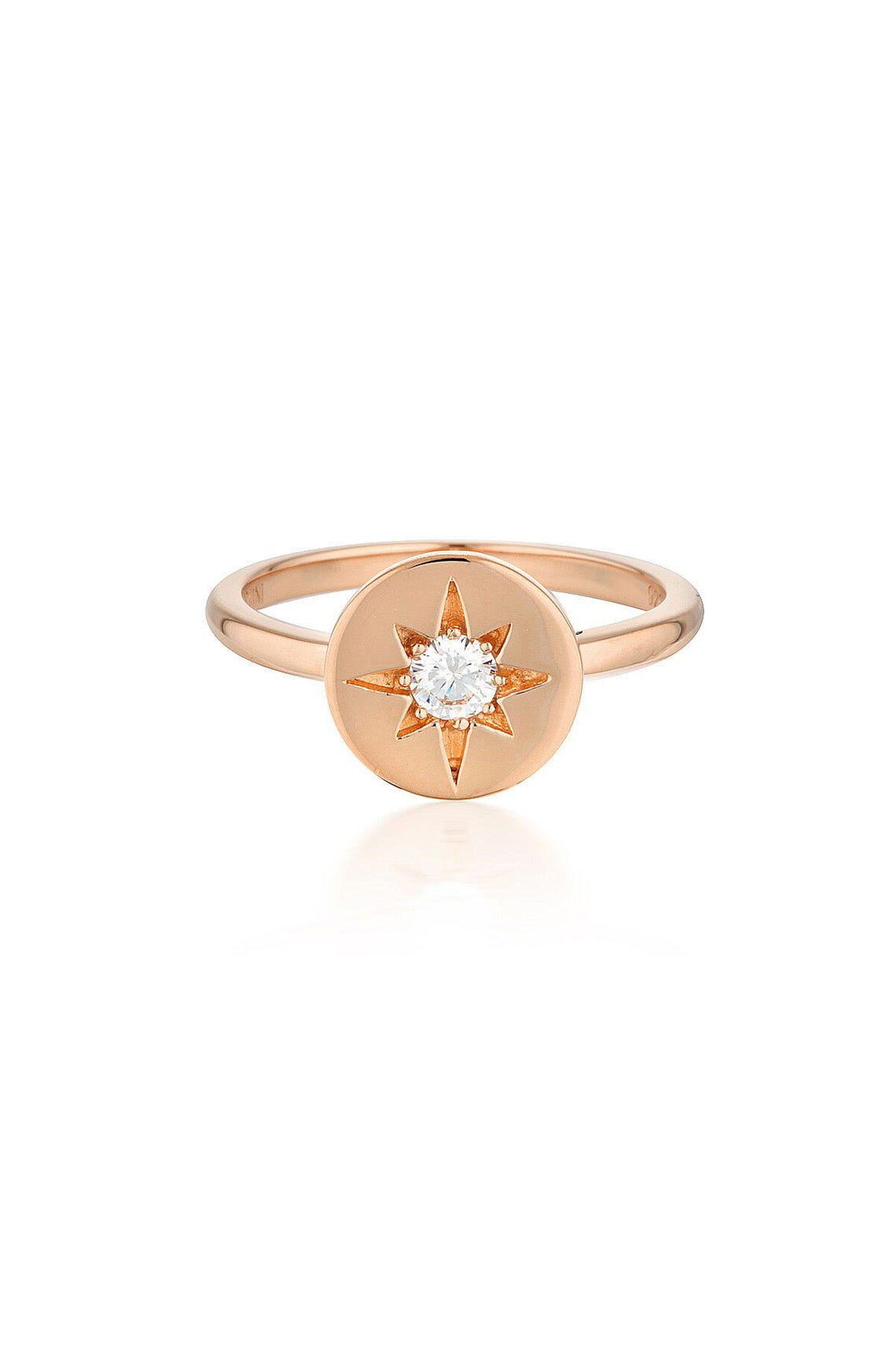 STELLAR LIGHTS ROSE GOLD RING