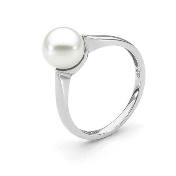 Pearl Ring 9ct White Gold