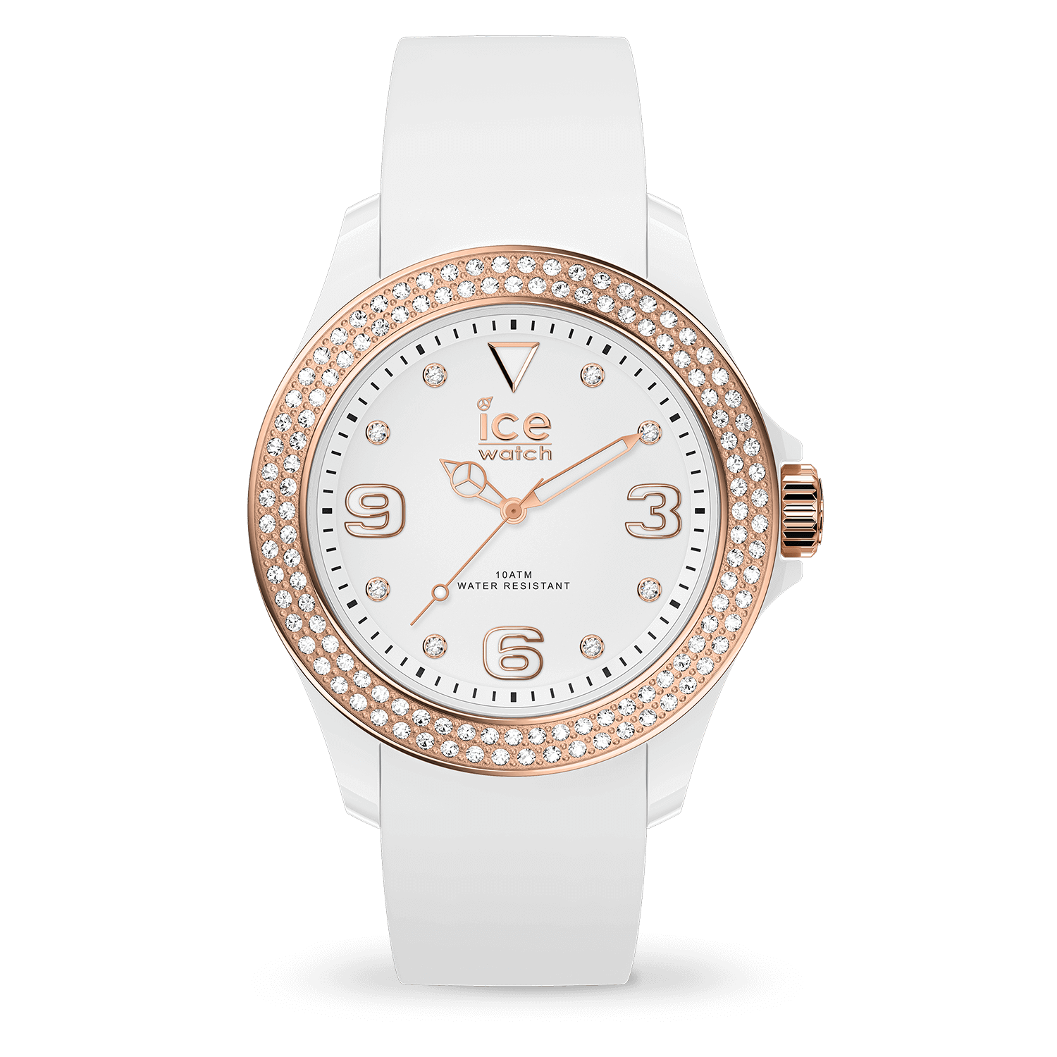 ICE WATCH Star White Rosegold Smooth Small 3H