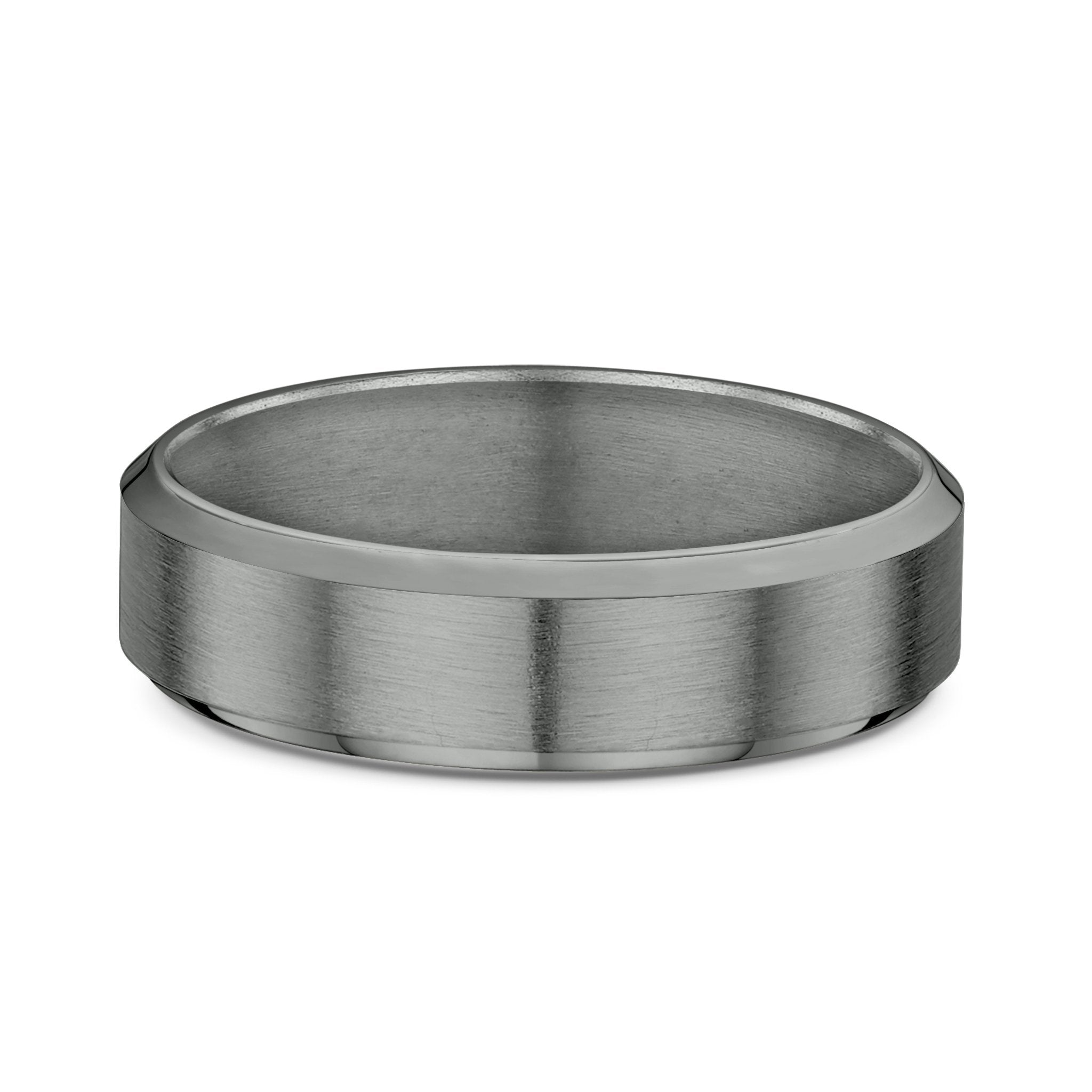 Tantalum Dark Grey Wedding Ring