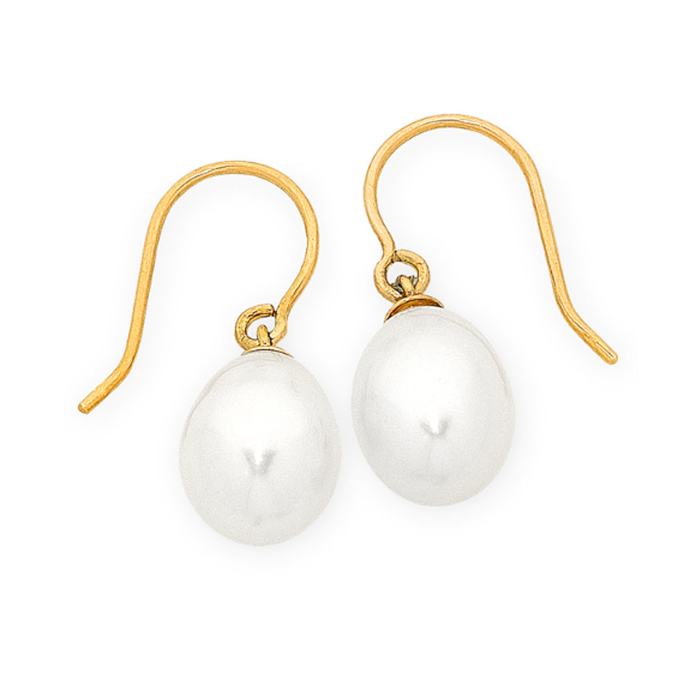 9Ct Gold Freshwater Pearl Earrings