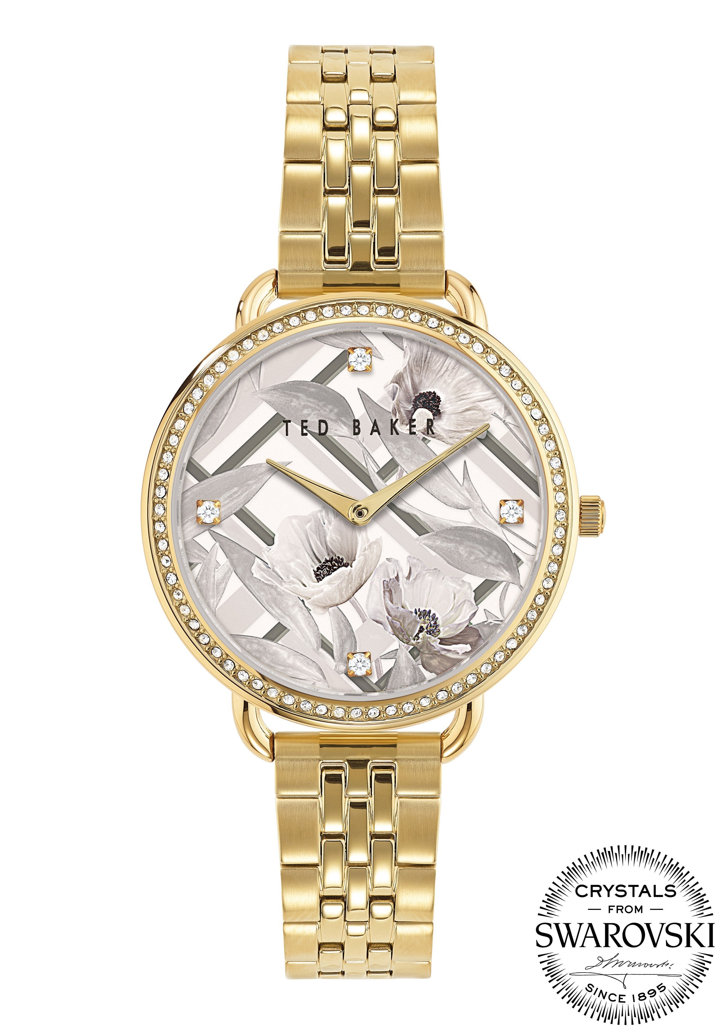 Ted Baker Hettie Swarovski Gold Bracelet Watch