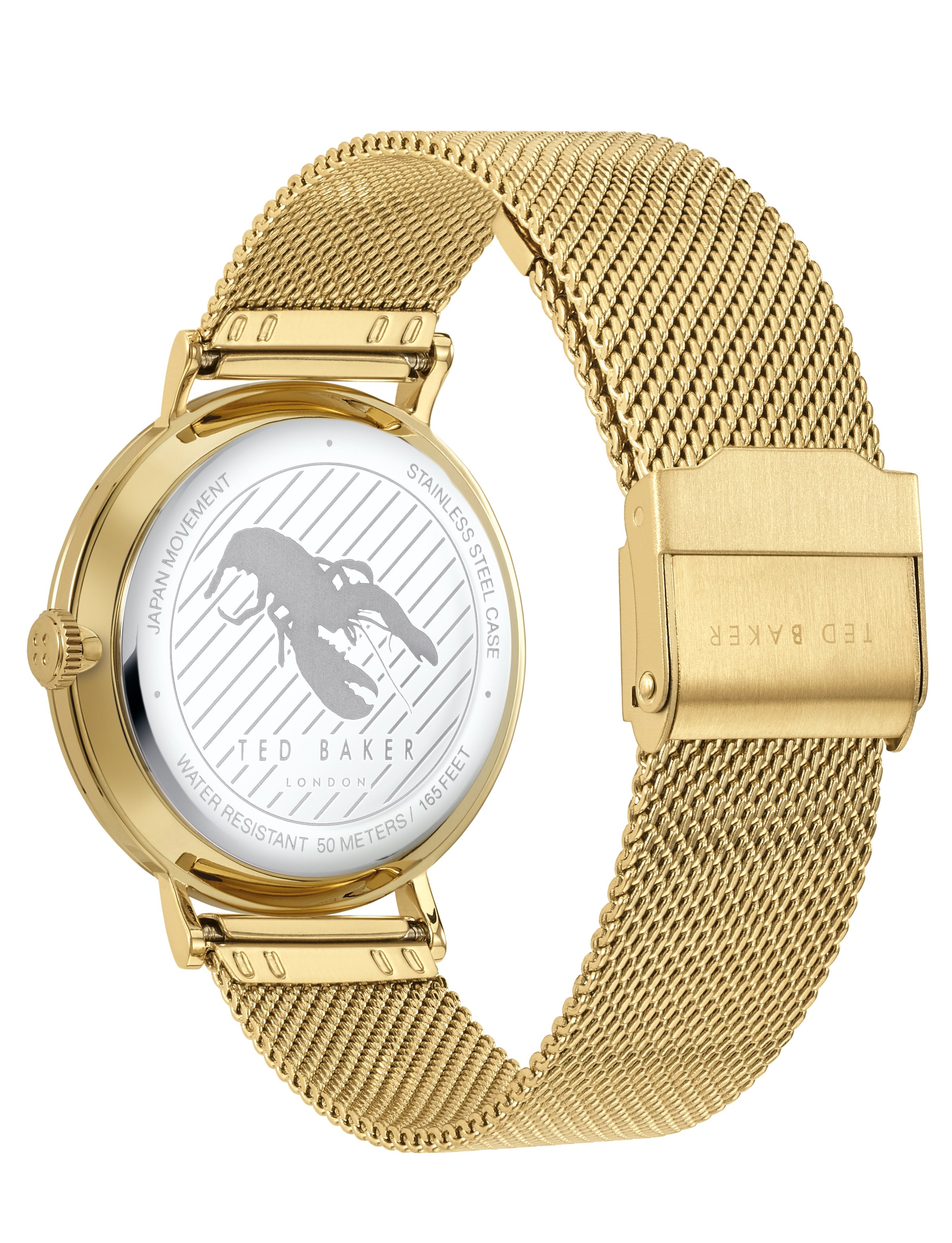 Ted Baker Phylipa Gold Mesh Watch